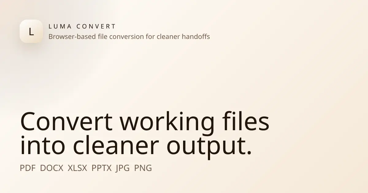Screenshot 1 of Luma Convert