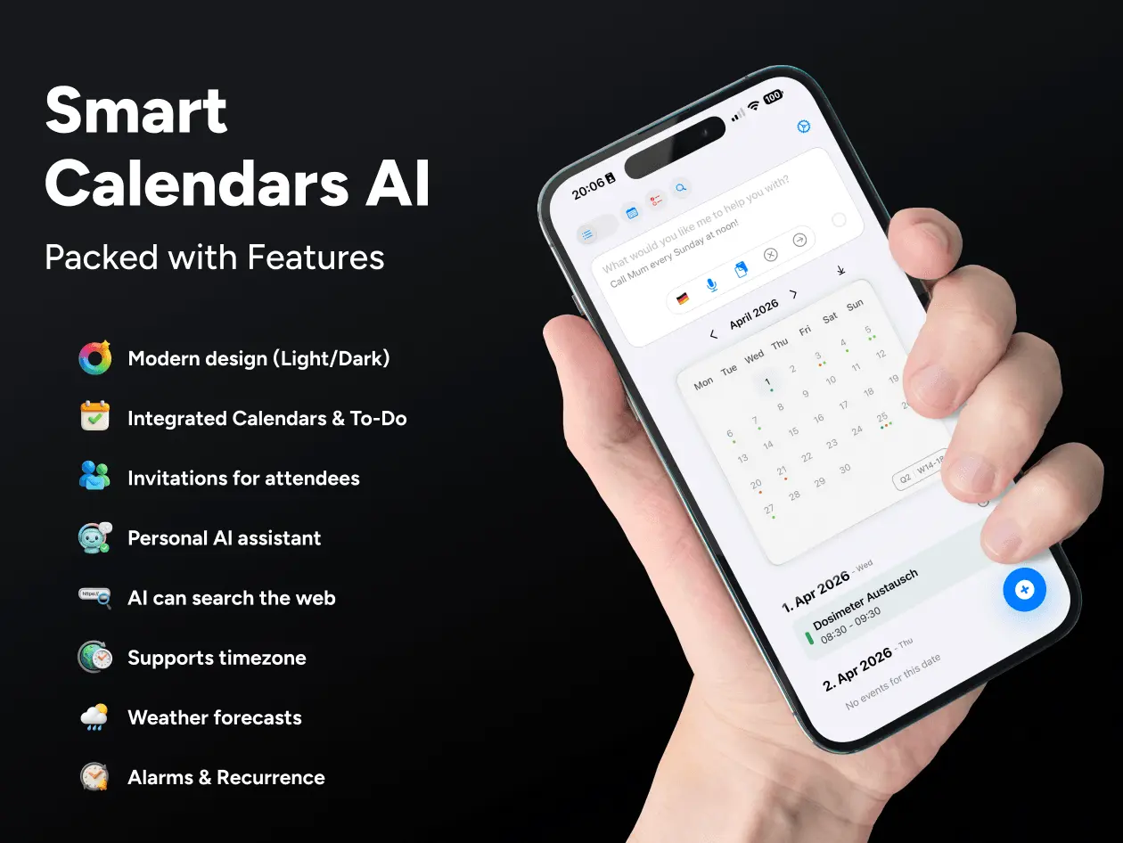 Screenshot 2 of Smart Calendars AI