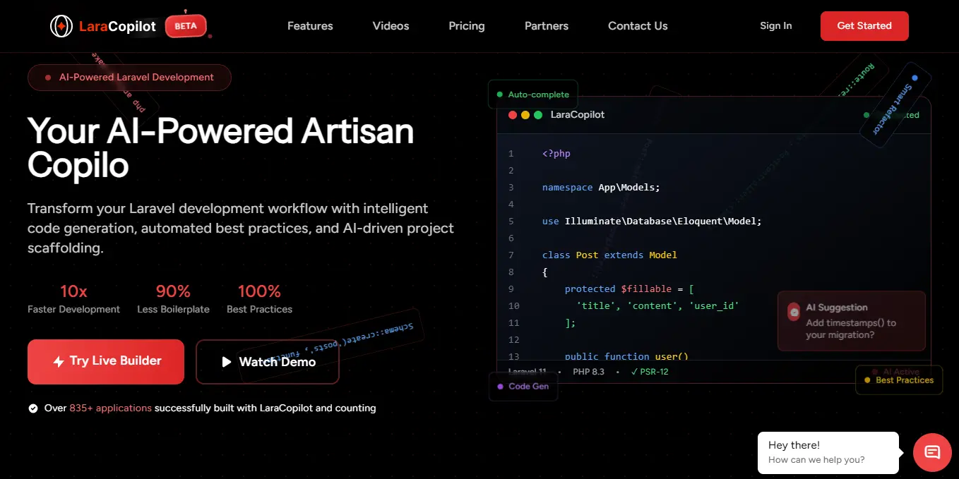 Screenshot 3 of LaraCopilot – Laravel AI Code Generator