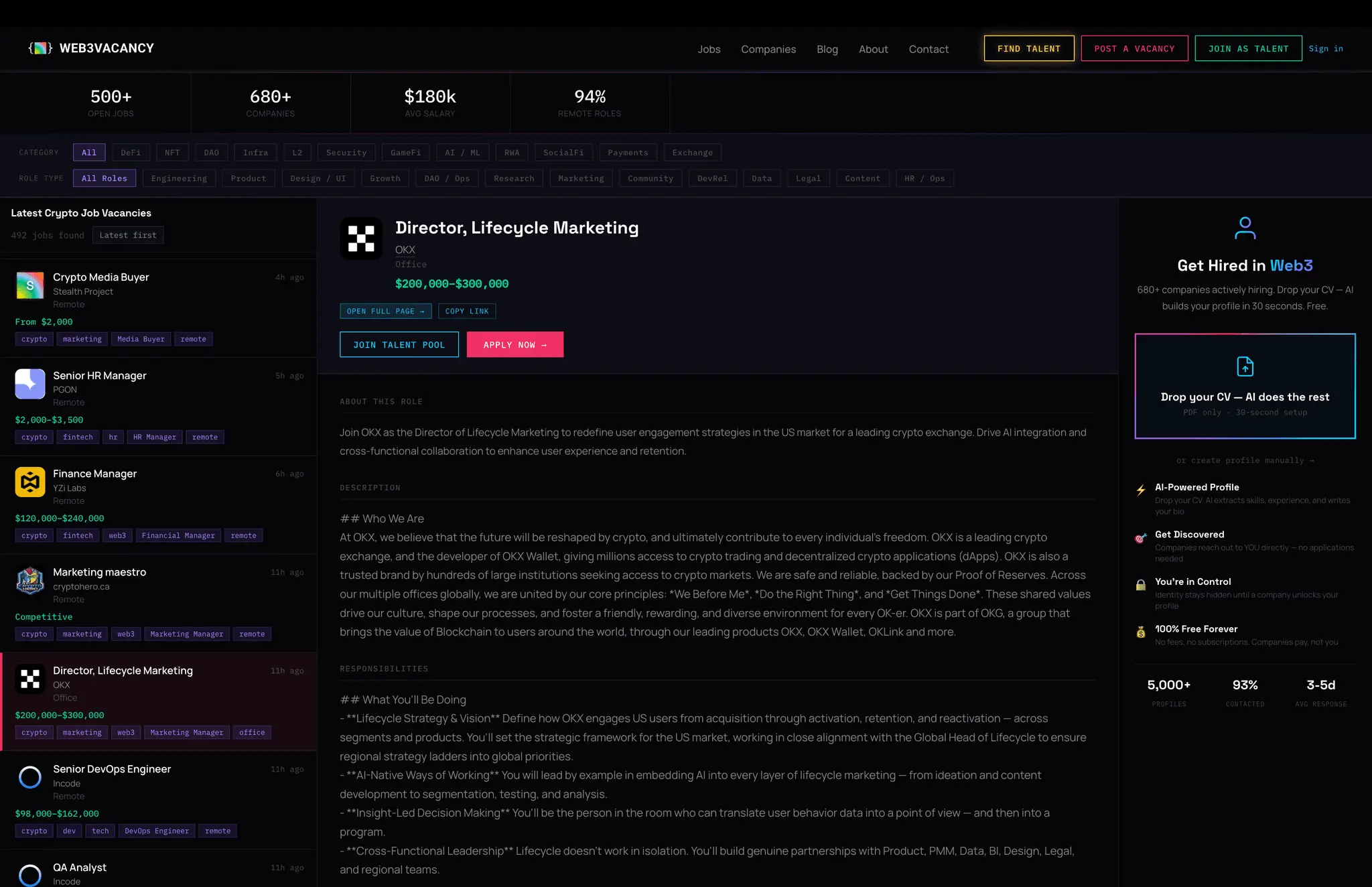 Screenshot 9 of web3vacancy