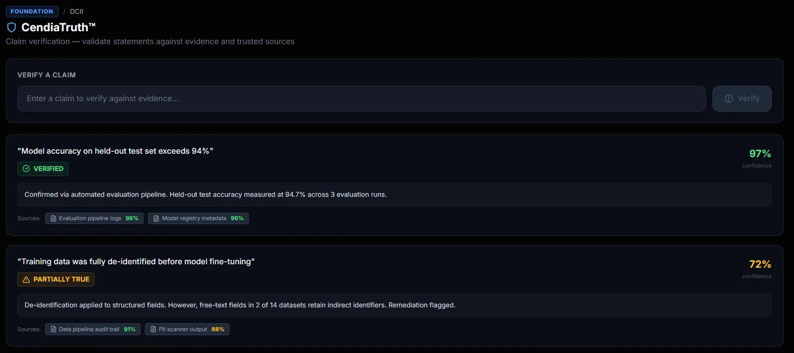 Screenshot 1 of Datacendia