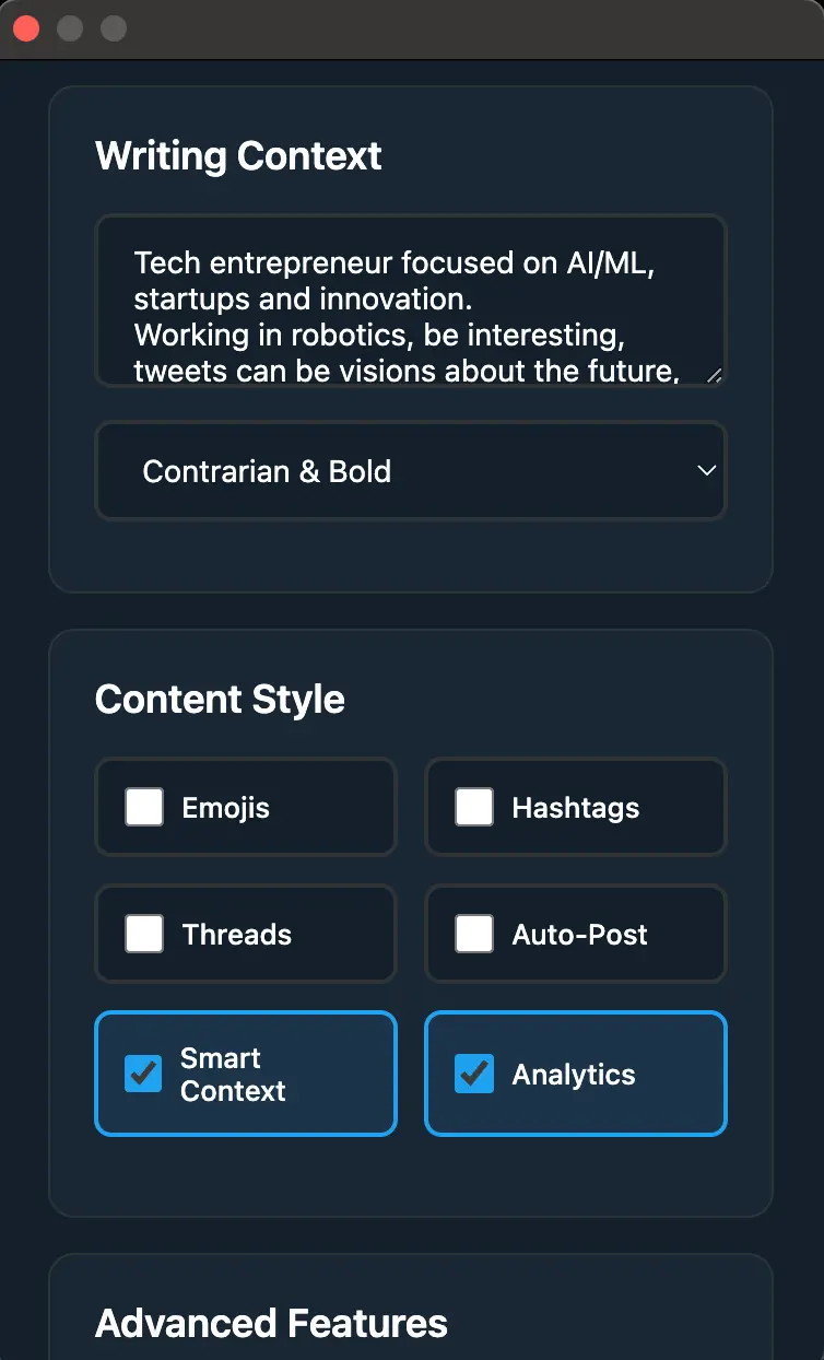 Screenshot 1 of X AI Assistant