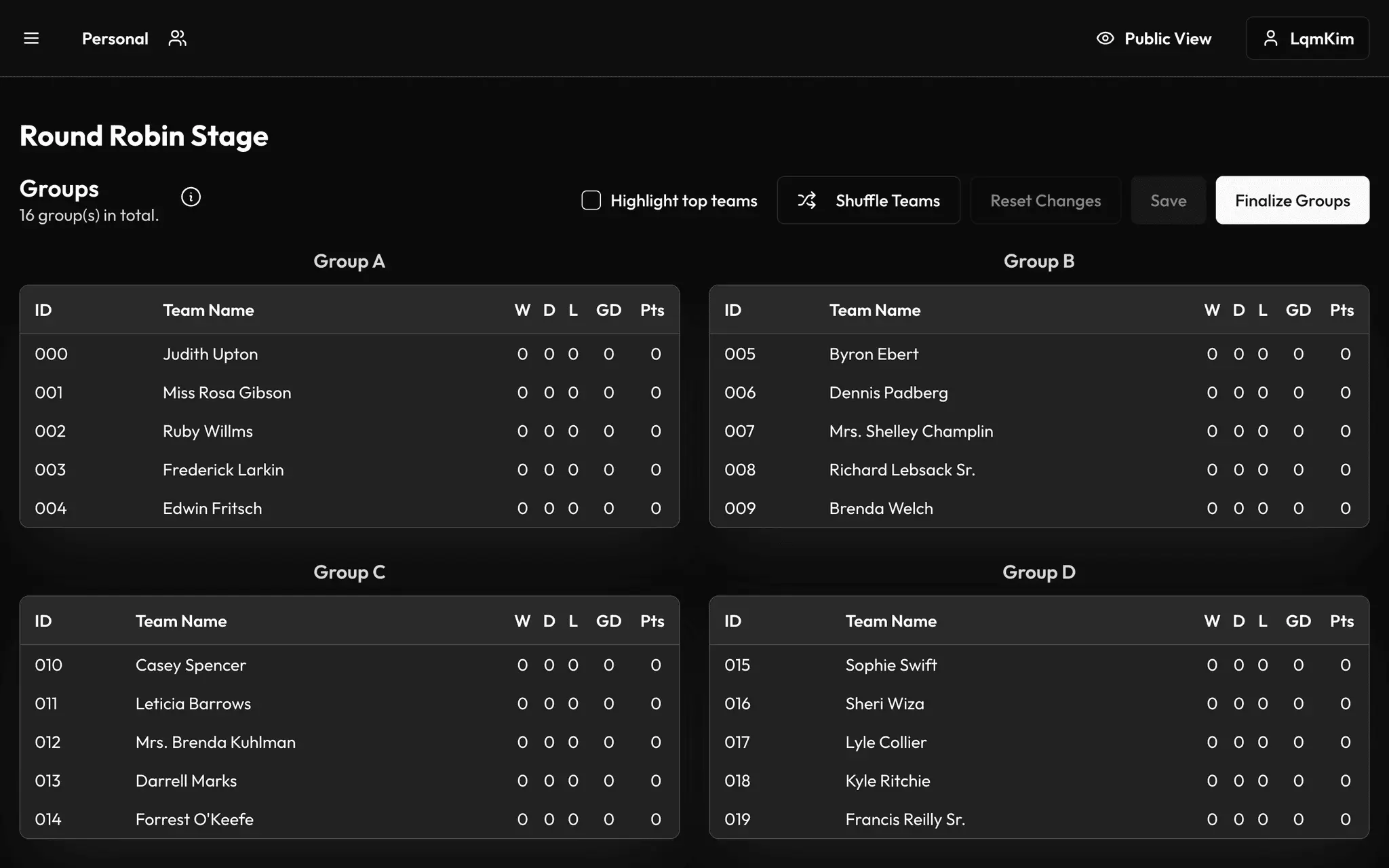 Screenshot 5 of Tournamyx 