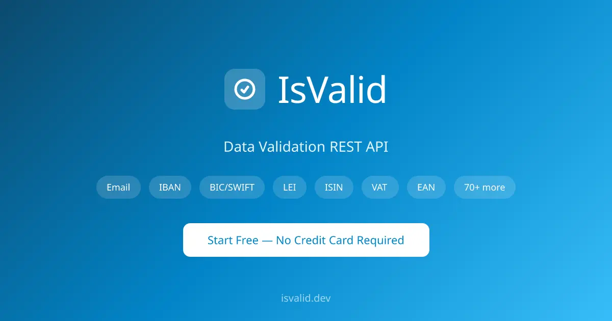 Screenshot 1 of IsValid