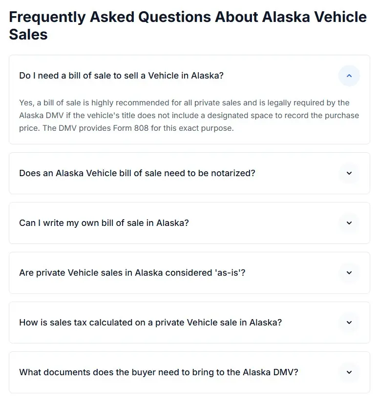 Screenshot 2 of VehicleBillofSale.com