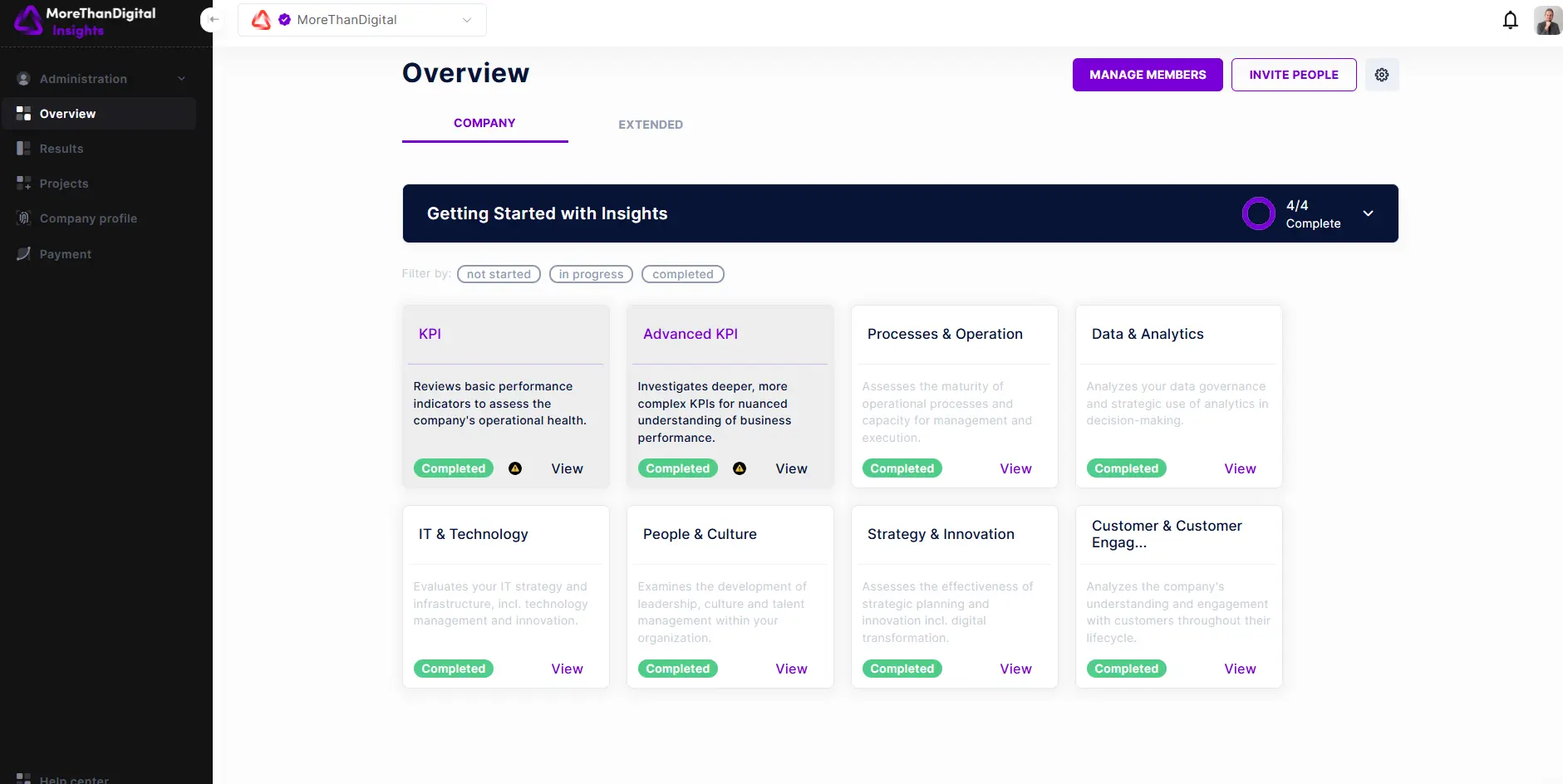 Screenshot 2 of MoreThanDigital Insights