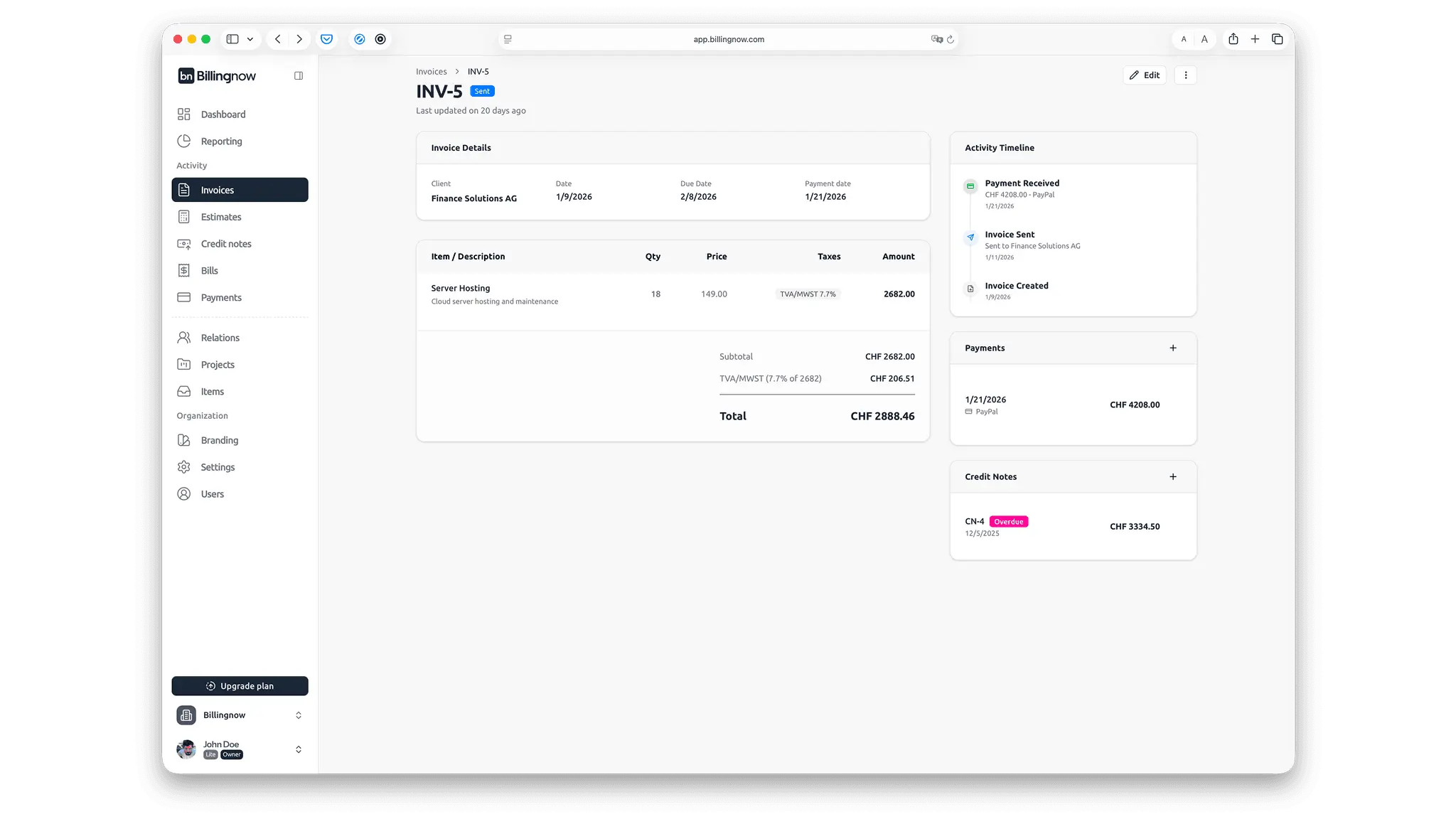 Screenshot 5 of Billing Now