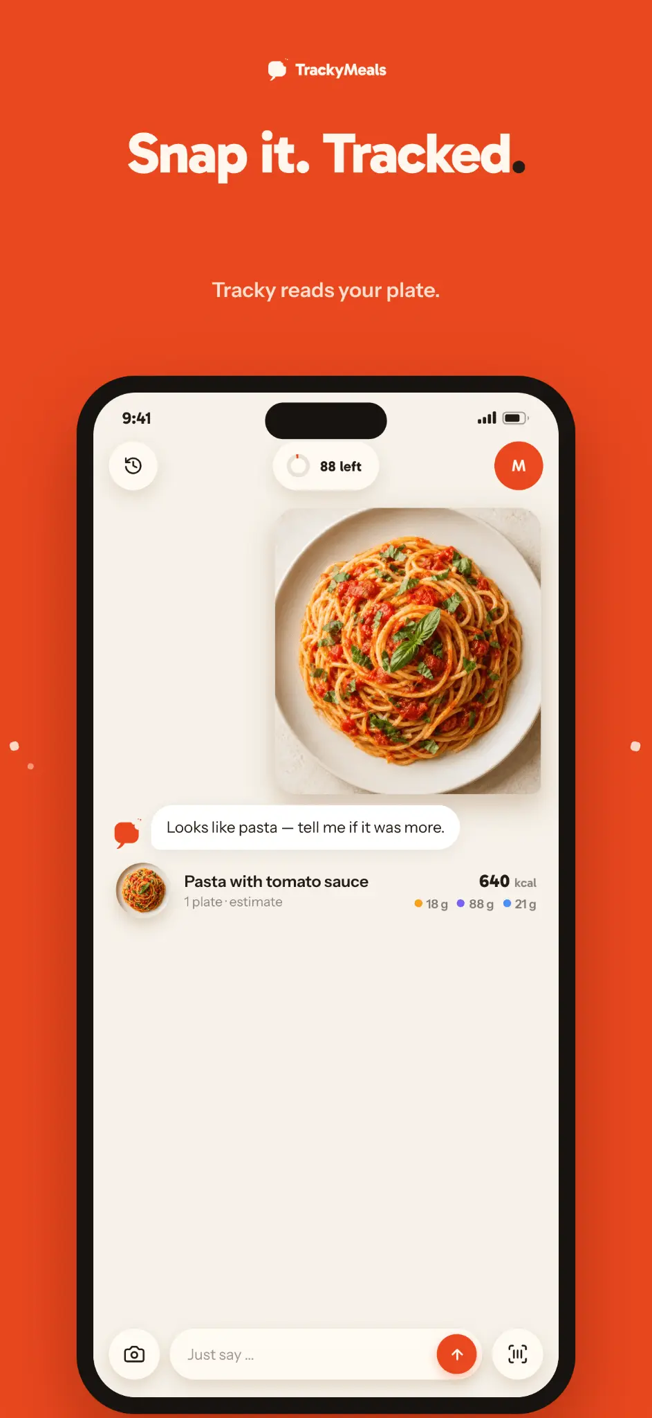 Screenshot 2 of TrackyMeals