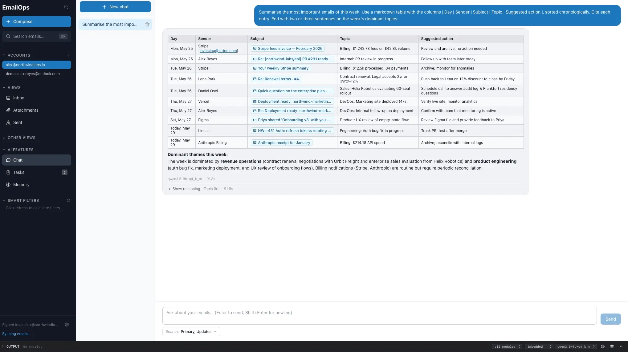 Screenshot 1 of EmailOps