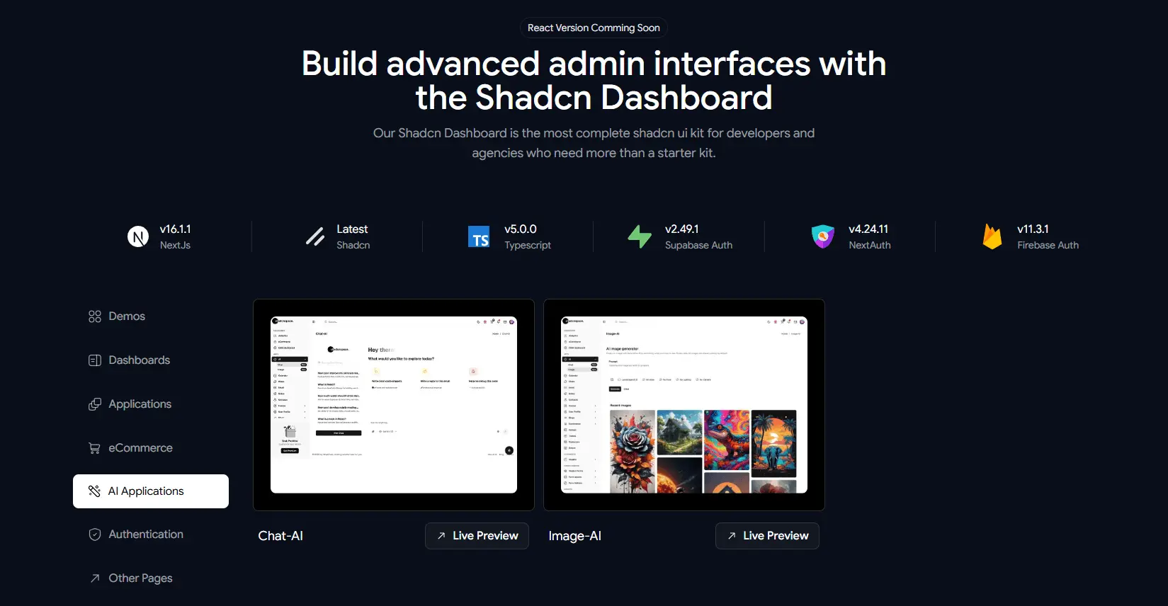 Screenshot 5 of Shadcn Space