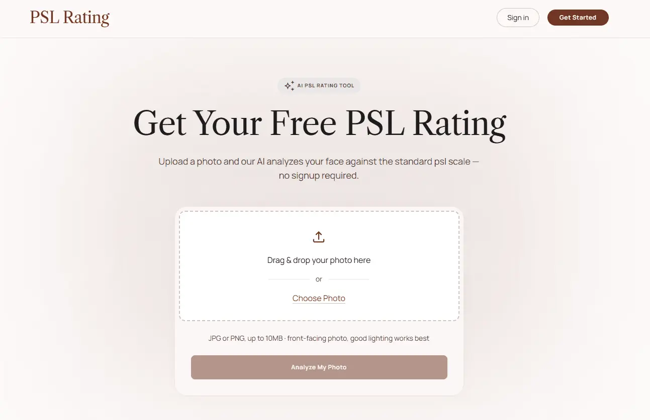 Screenshot 1 of PSL Rating Calculator