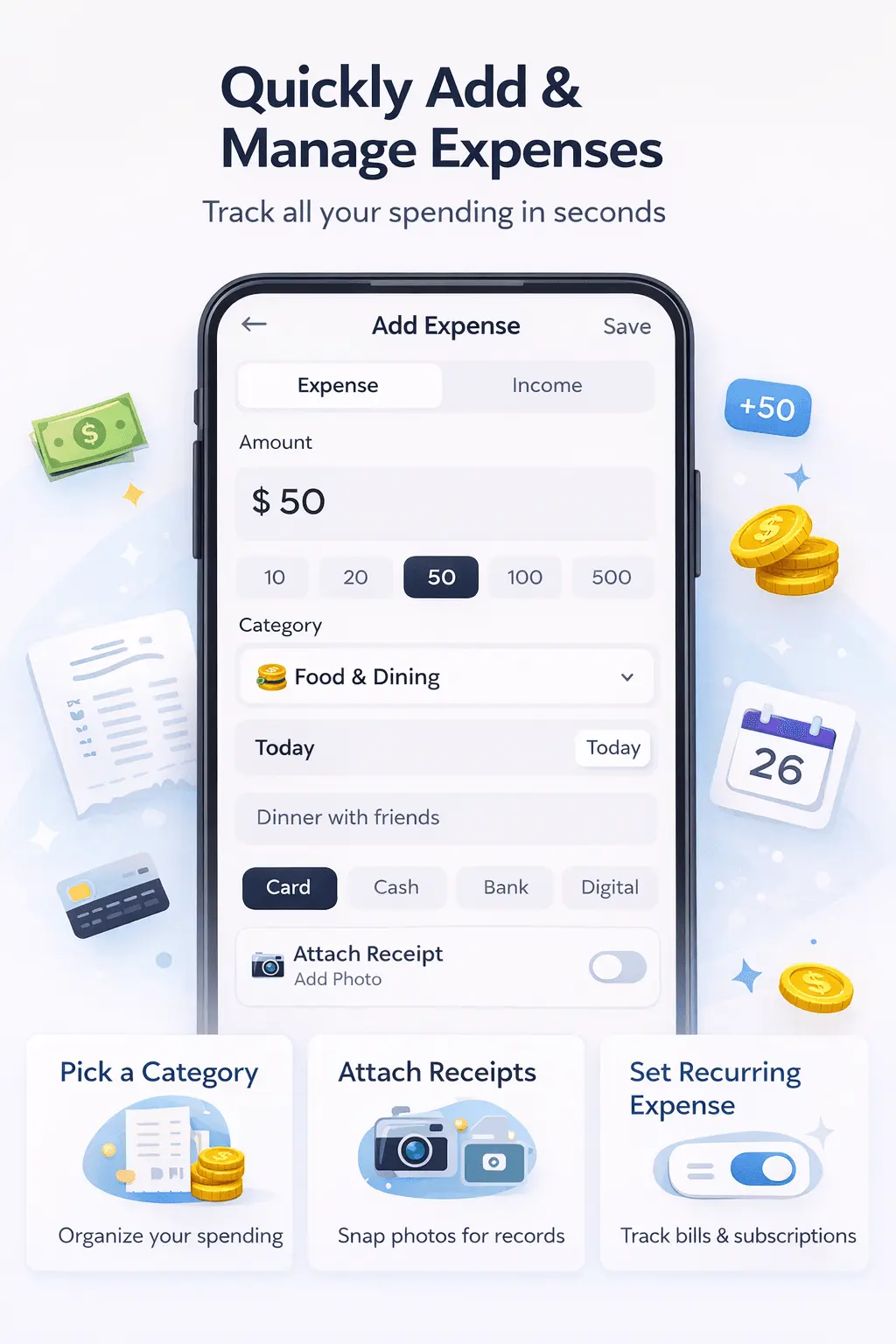 Screenshot 4 of Pocket - AI Budget & Expense Tracker