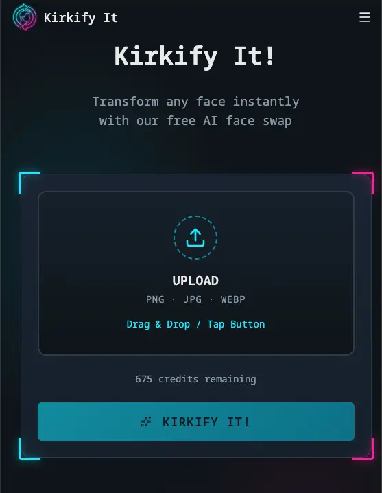 Screenshot 2 of Kirkify It - Free AI Kirkify Generator