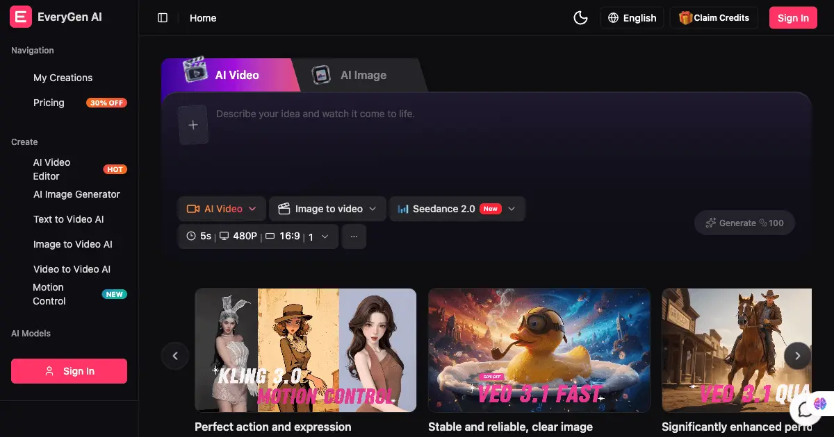 Screenshot 1 of EveryGen