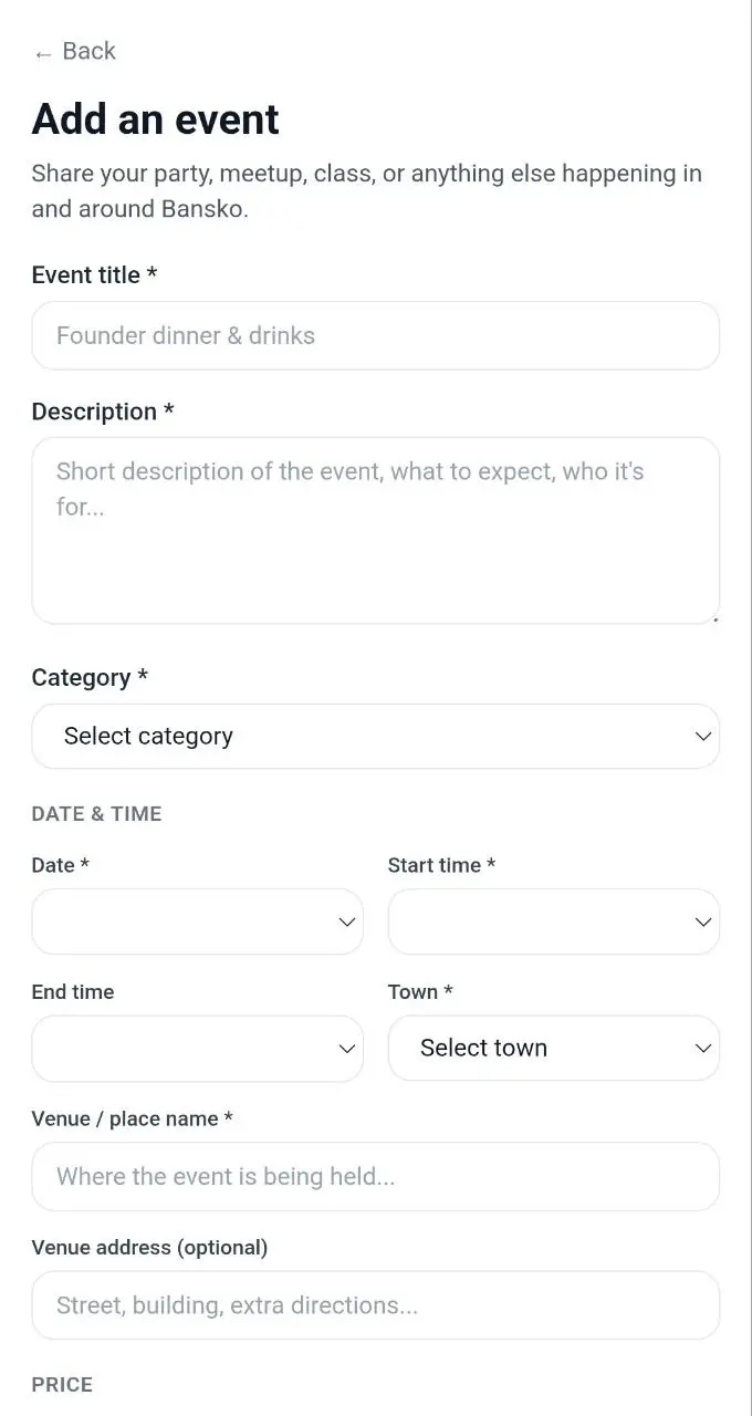 Screenshot 3 of Bansko Events
