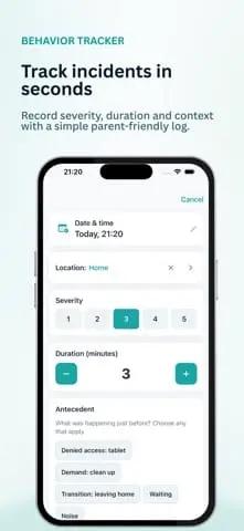 Screenshot 1 of Behavior Tracker ABC