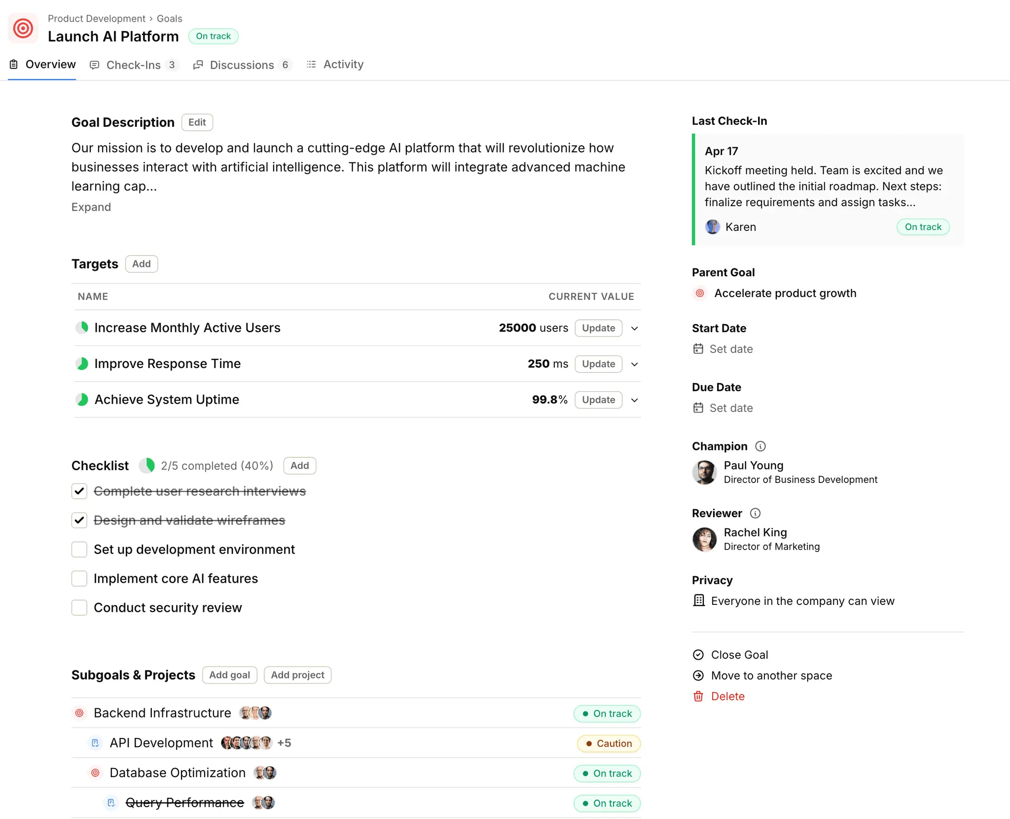 Screenshot 2 of Operately