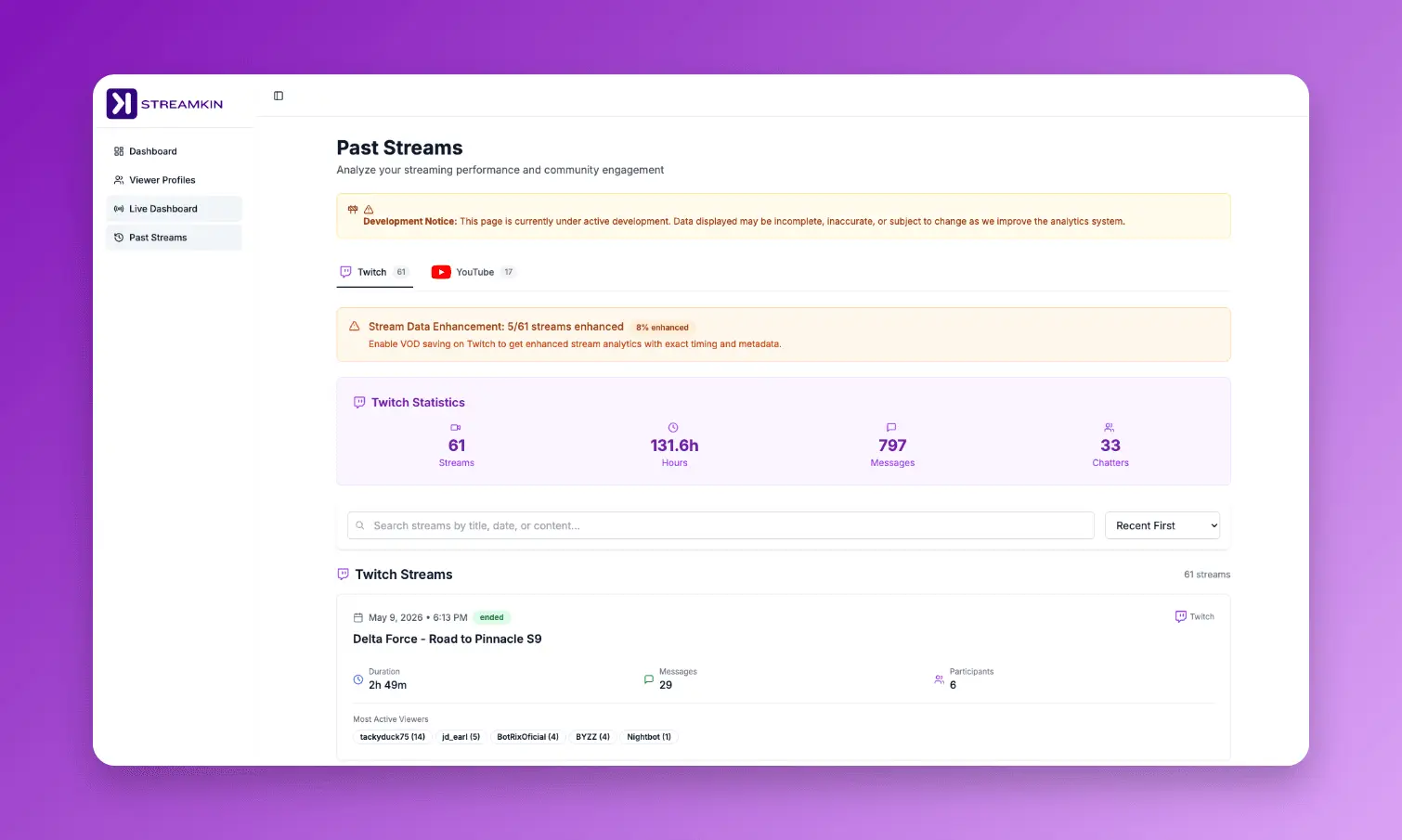 Screenshot 3 of Streamkin