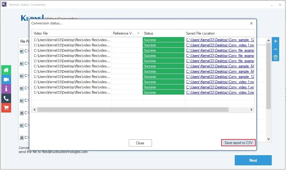 Screenshot 7 of Kernel Video Converter