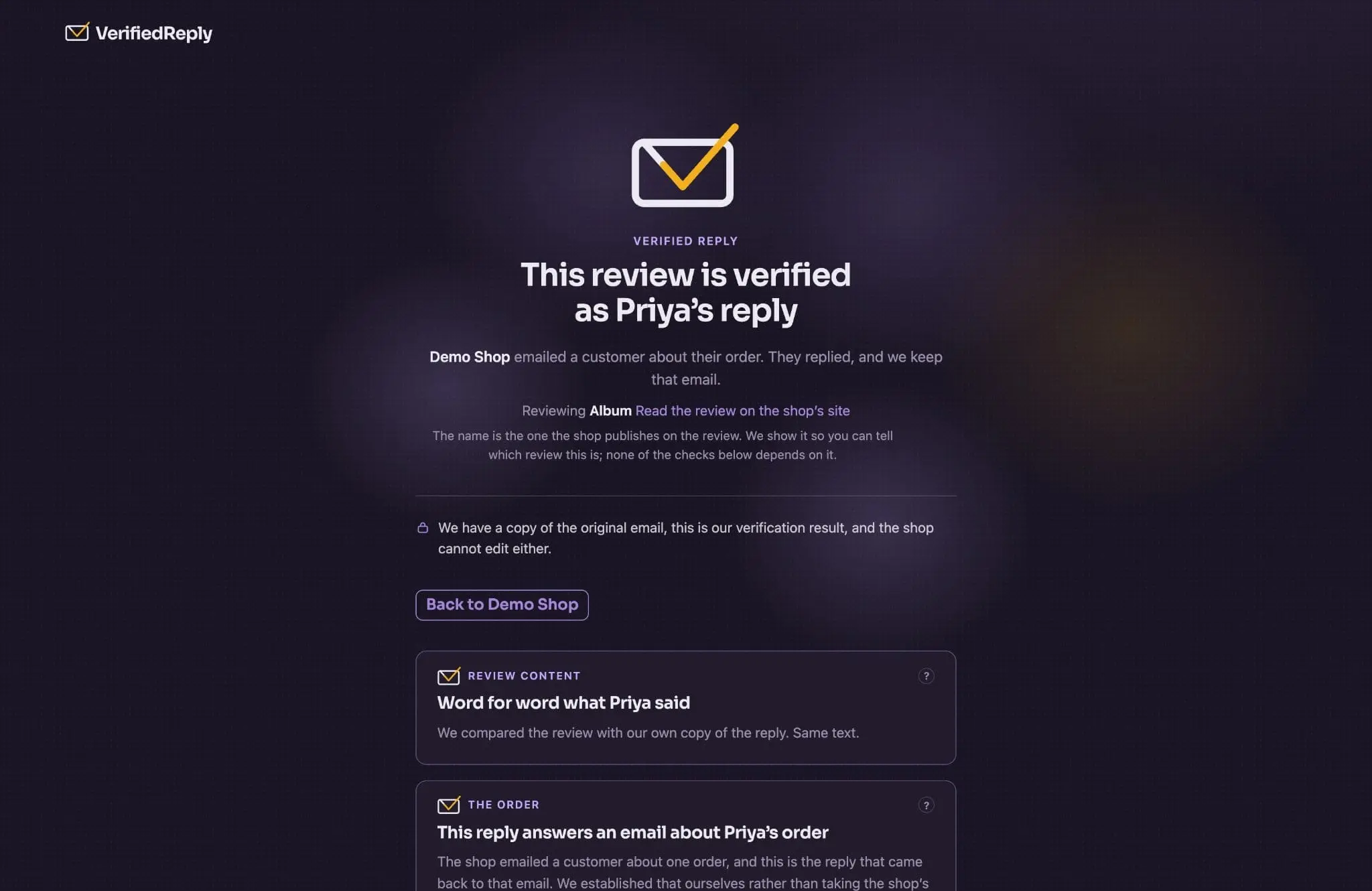 Screenshot 10 of VerifiedReply - Reviews from Replies