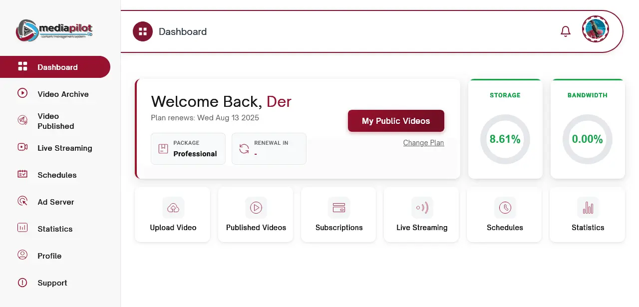 Screenshot 2 of MediaPilot.io