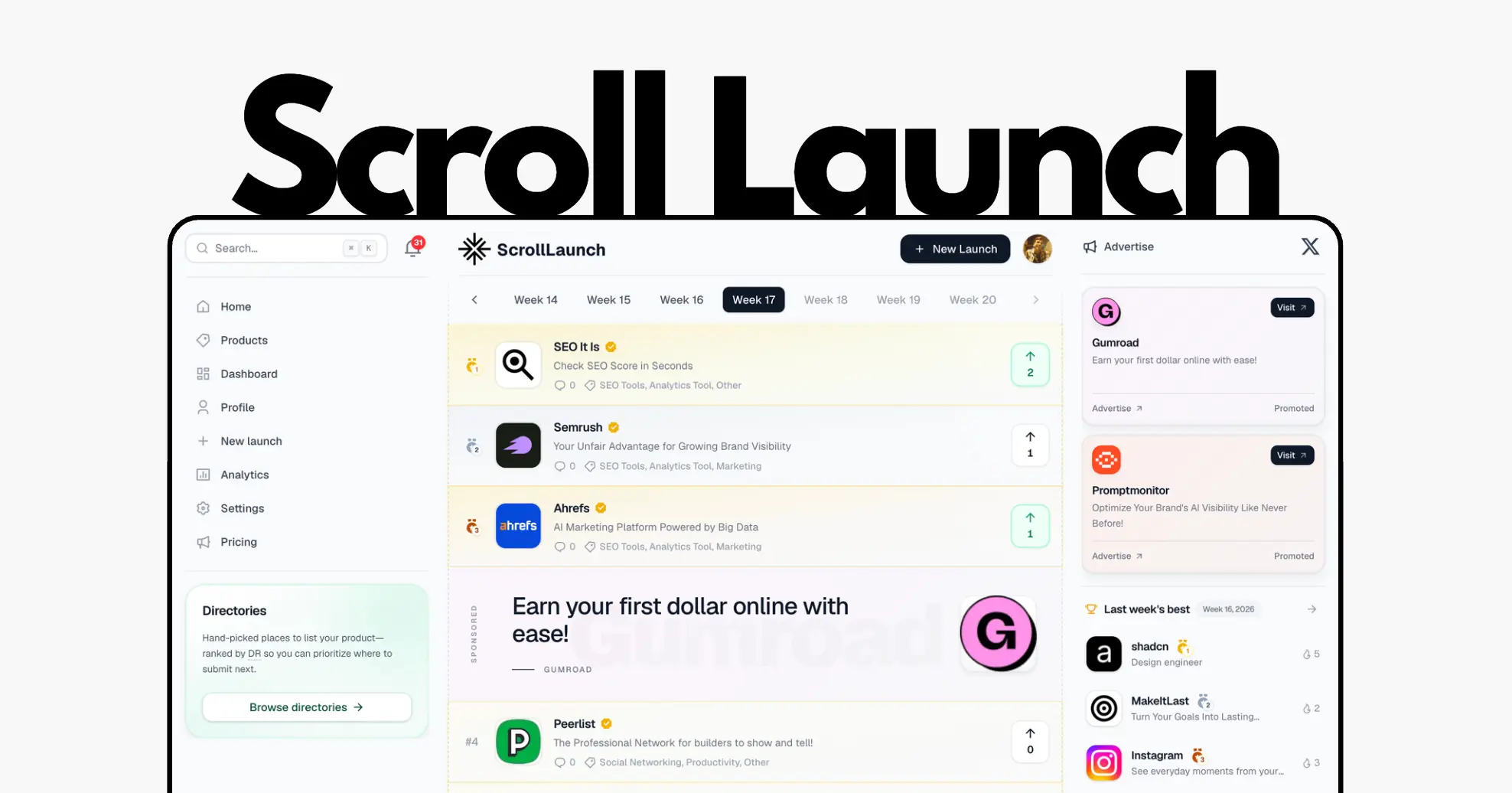Screenshot 2 of ScrollLaunch