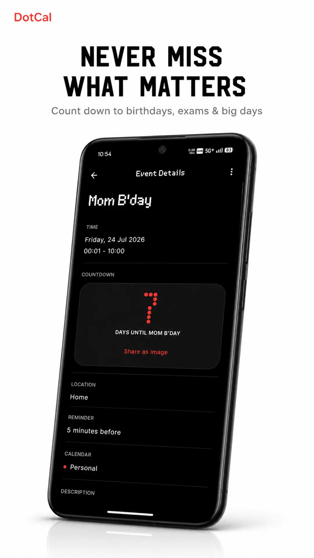 Screenshot 2 of DotCal