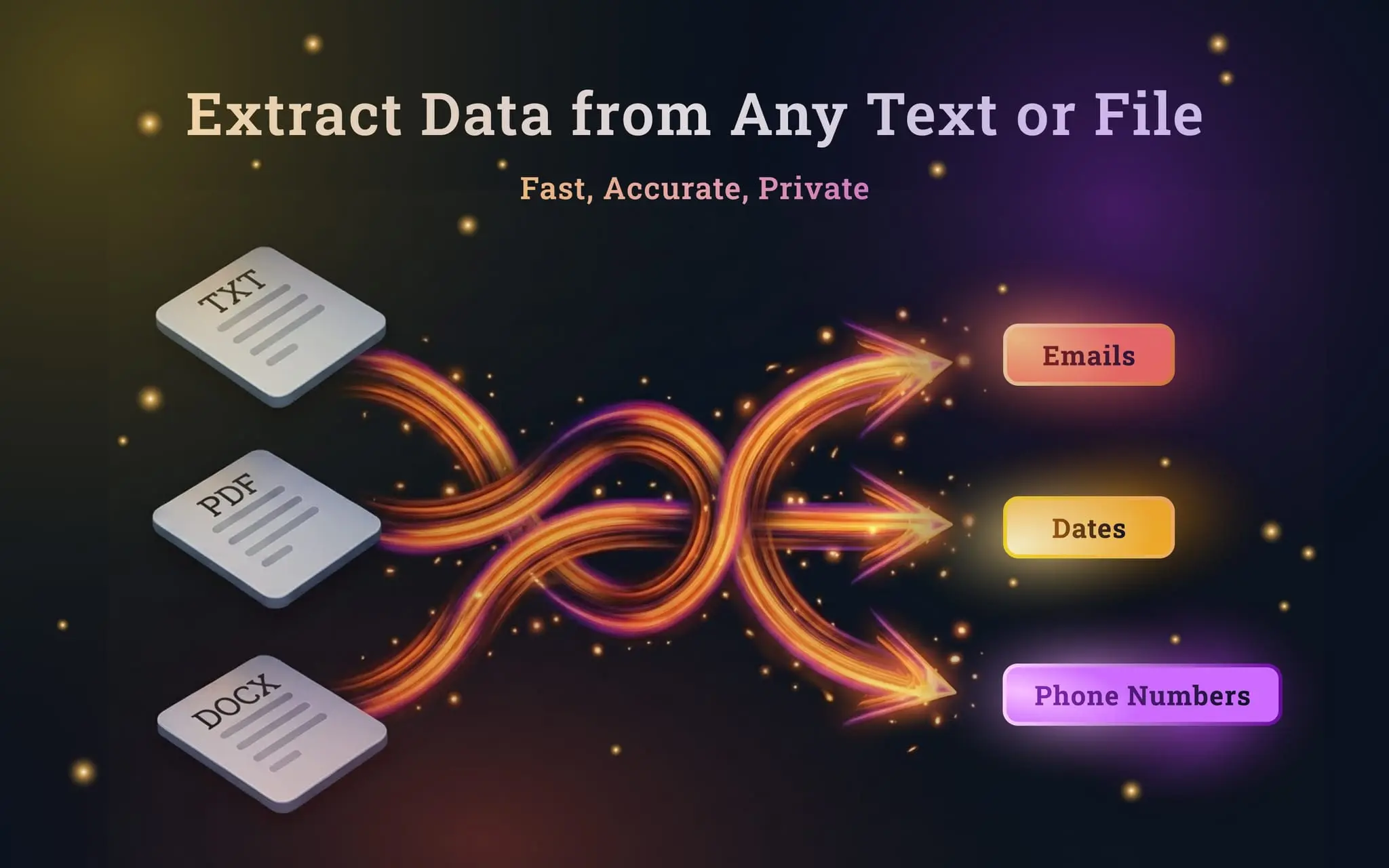 Screenshot 1 of DataSieve: Text to Data