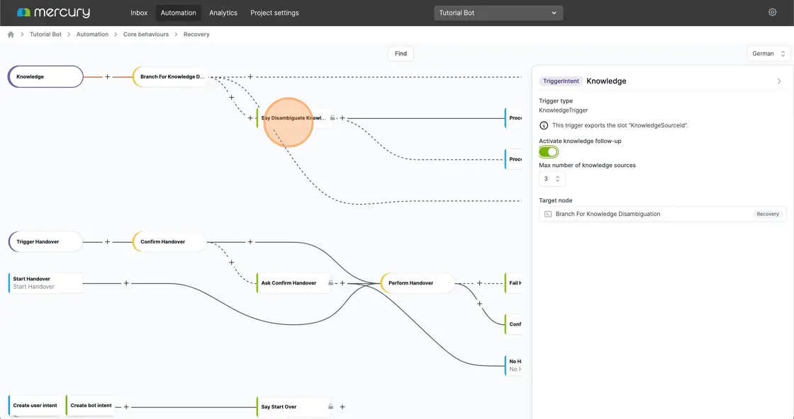 Screenshot 4 of Mercury.ai – Conversational AI Platform