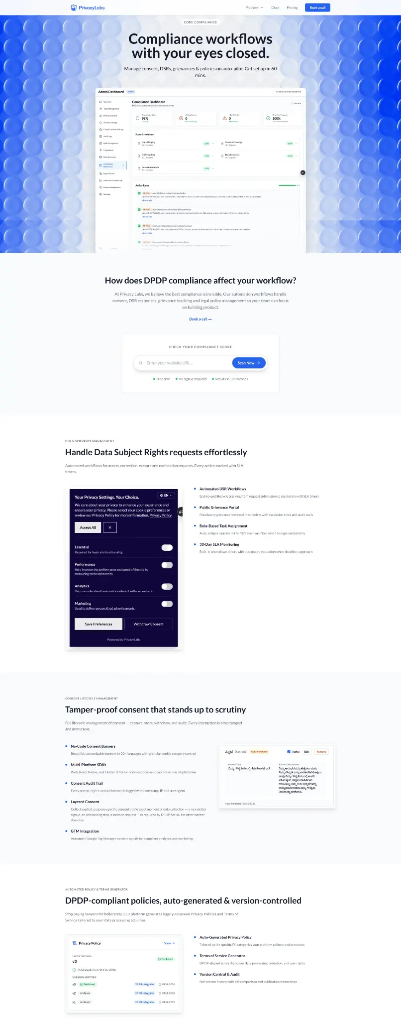 Screenshot 1 of Privacy Labs