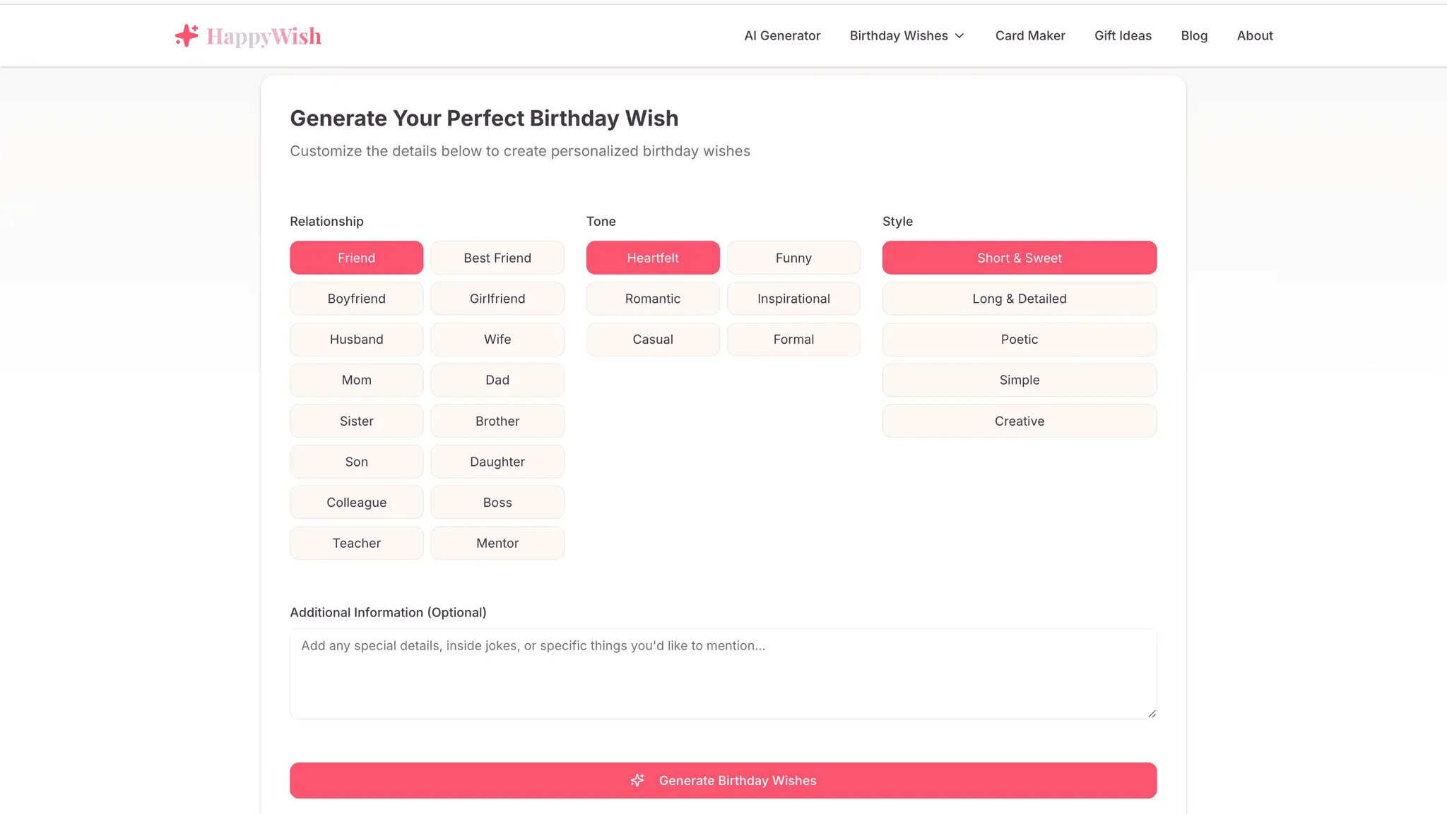 Screenshot 4 of HappyWish