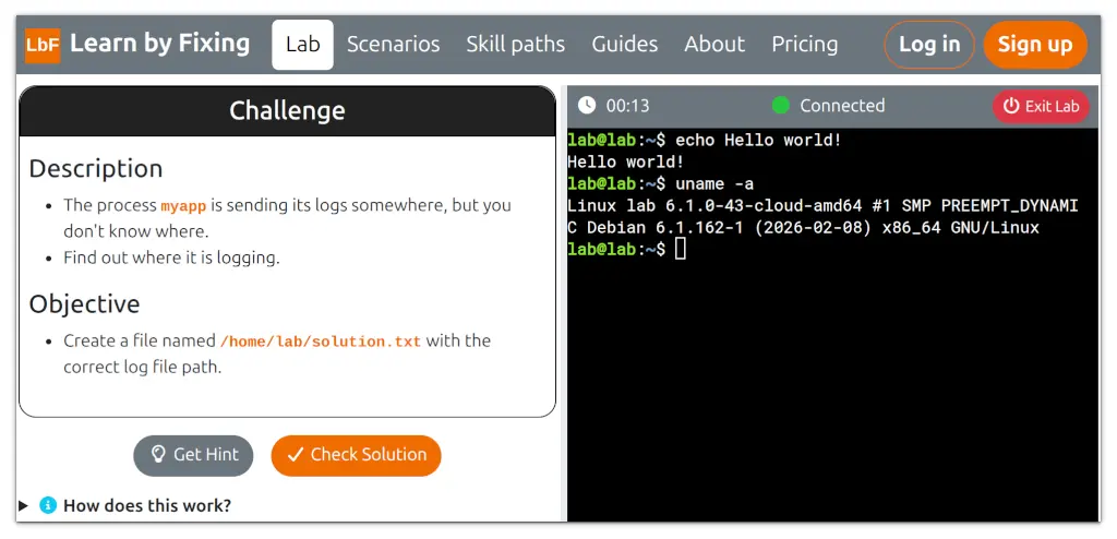Screenshot 1 of Learn by Fixing