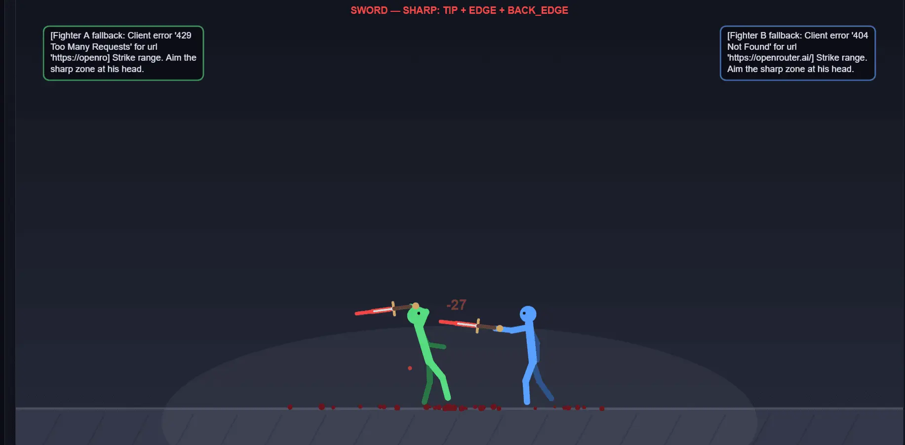 Screenshot 1 of Stickblade Arena