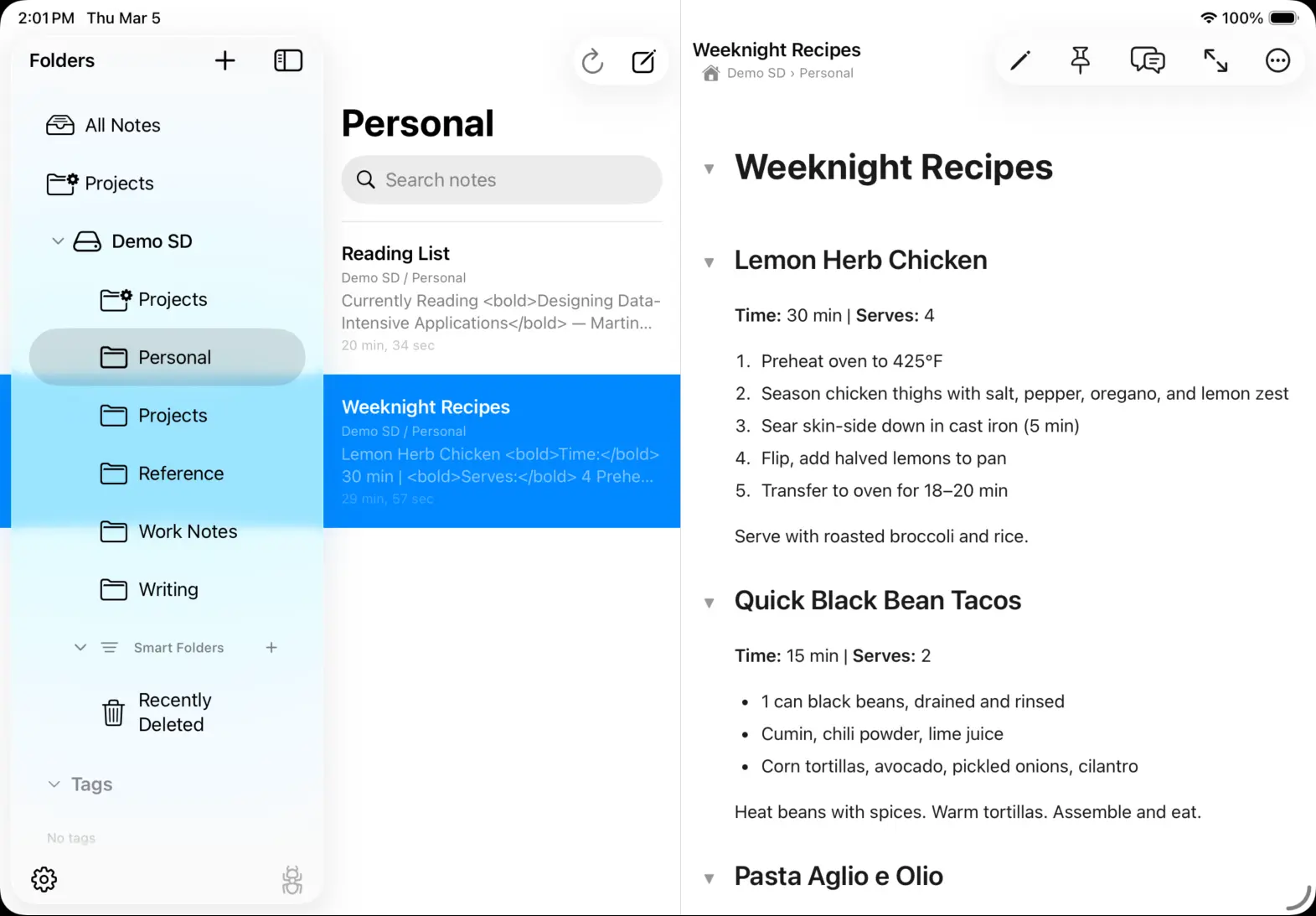 Screenshot 1 of NoteCove