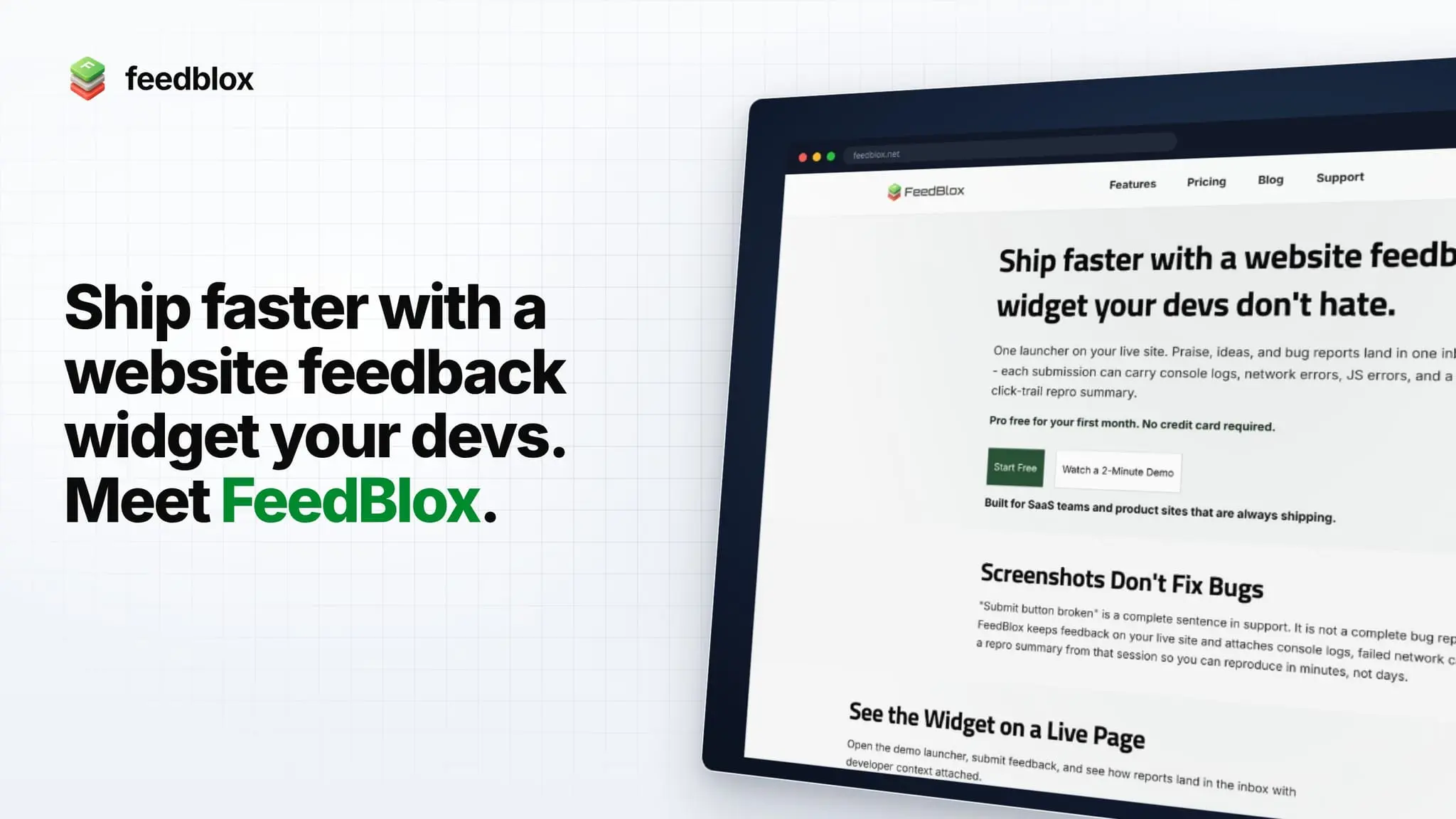 Screenshot 1 of FeedBlox