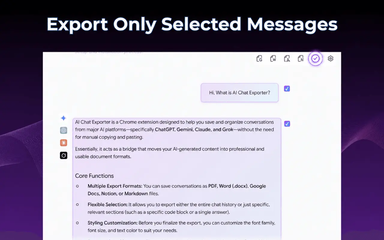 Screenshot 3 of AI Chat Exporter: Save AI Conversations