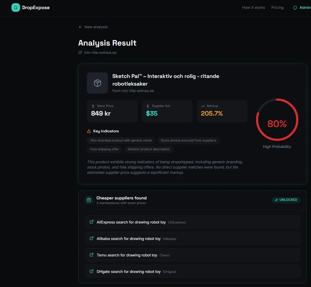 Screenshot 1 of DropExpose