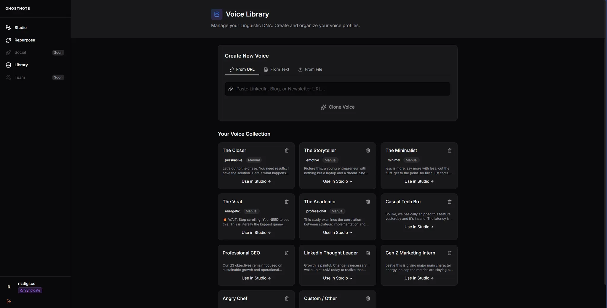 Screenshot 2 of GhostNote
