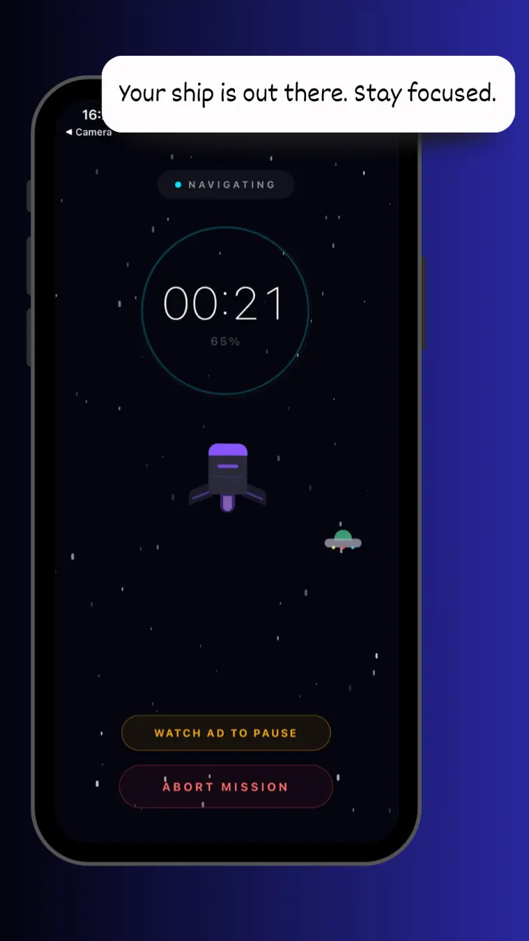 Screenshot 3 of SpaceFocus - Strict Pomodoro