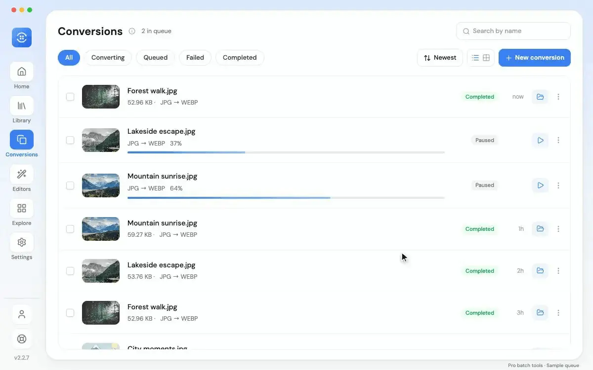 Screenshot 6 of 9xConvert