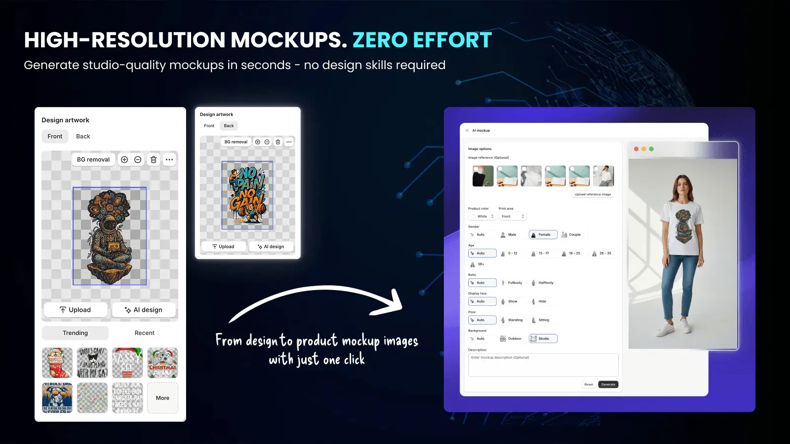 Screenshot 1 of SenHub – AI Print on Demand for Shopify
