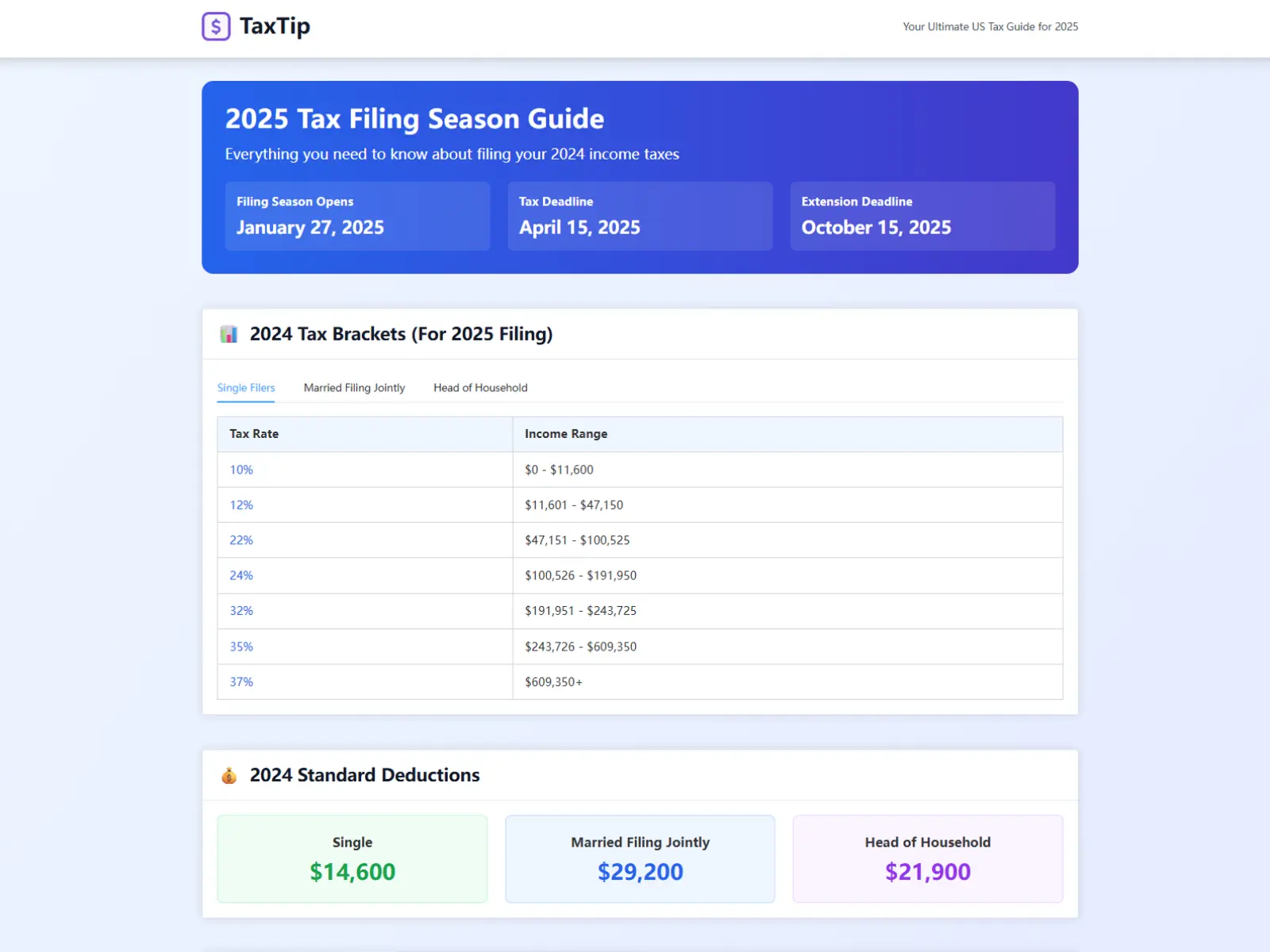 Screenshot 2 of TaxTip.ai