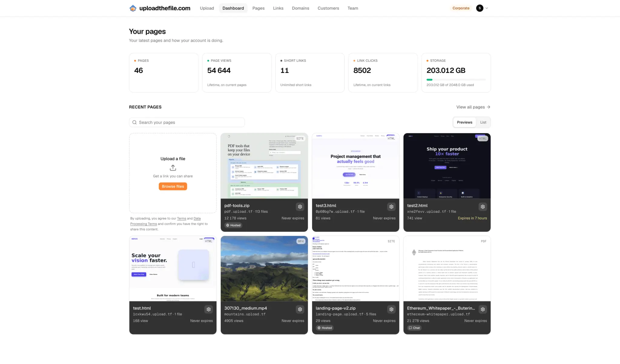 Screenshot 2 of uploadthefile.com