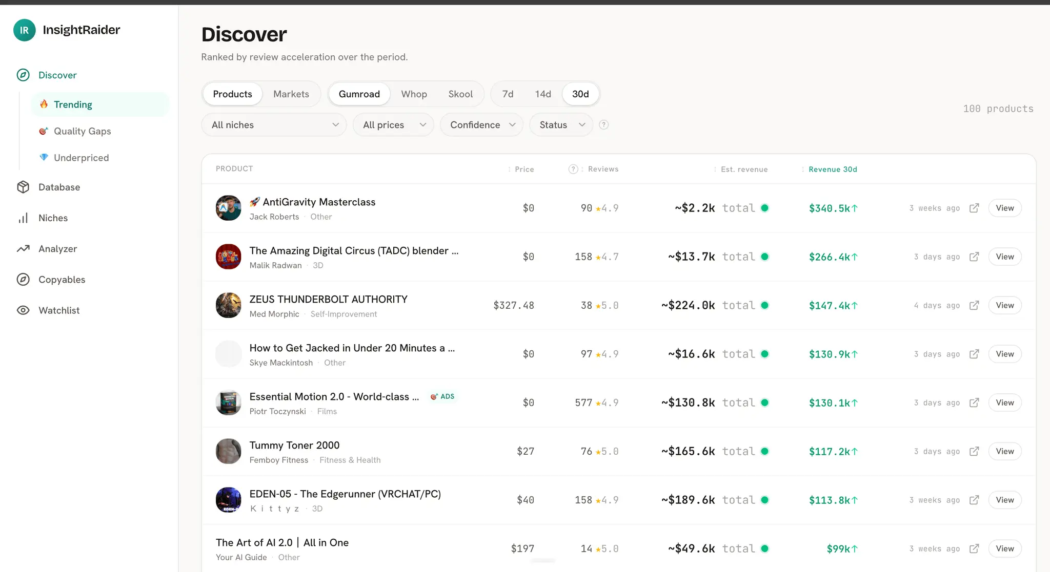 Screenshot 1 of InsightRaider