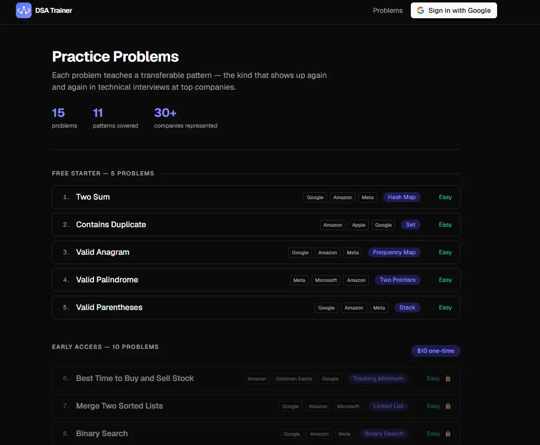 Screenshot 3 of DSA Trainer
