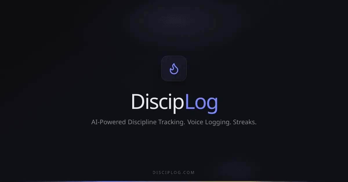 Screenshot 1 of DiscipLog