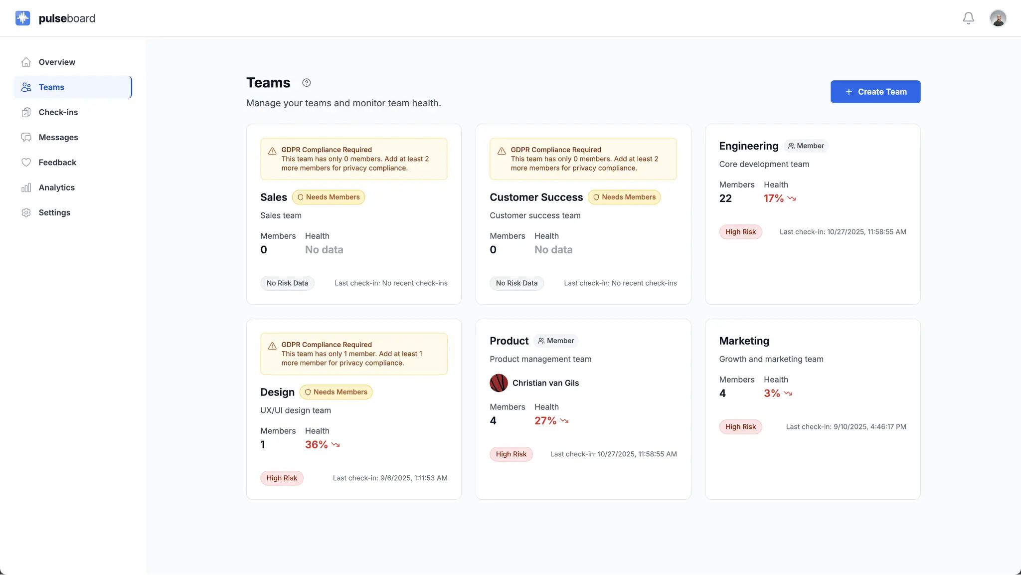 Screenshot 9 of PulseBoard - Sickness Leave Prevent