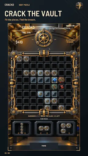 Screenshot 1 of CRACKD: Heist Puzzle