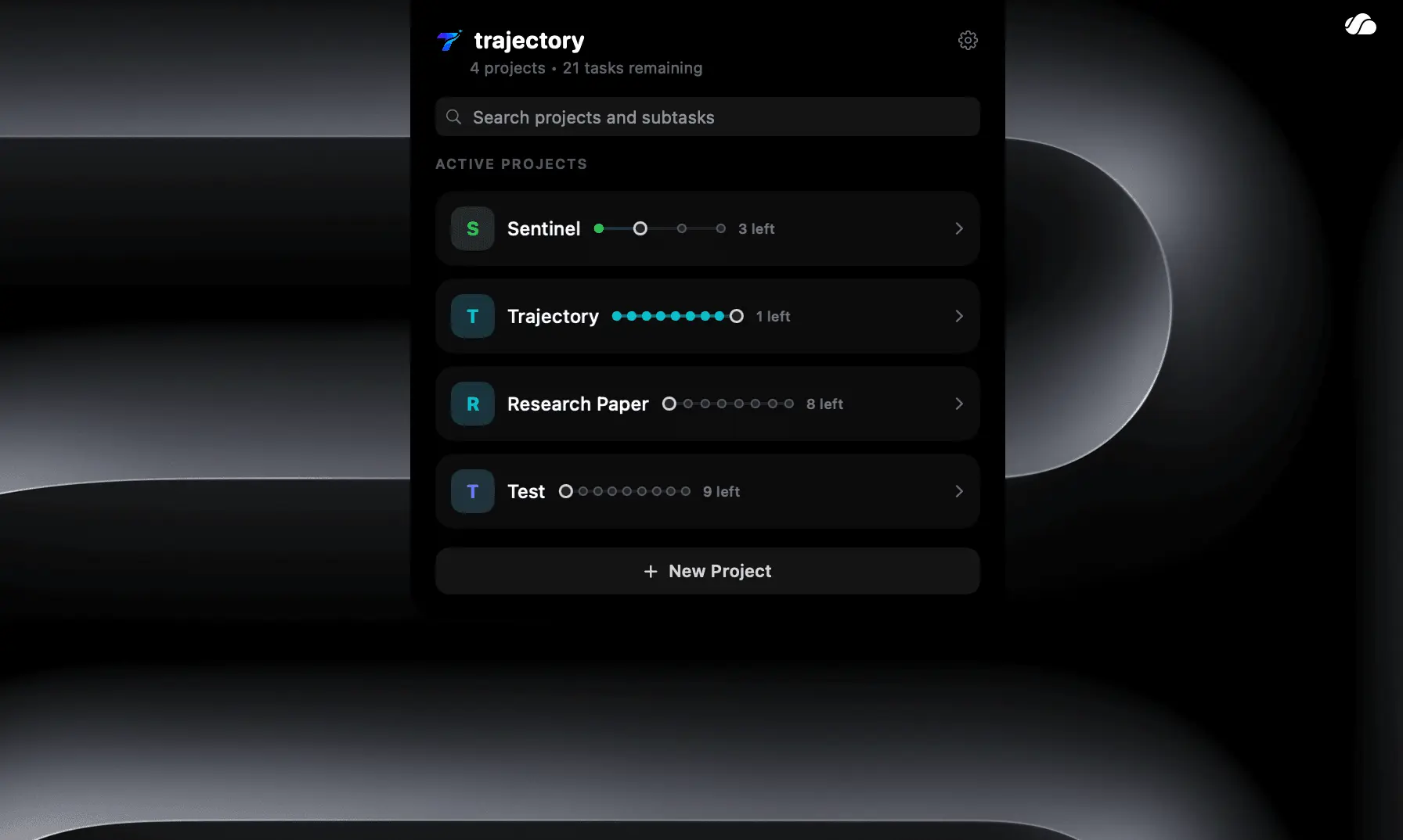 Screenshot 1 of trajectory Notch