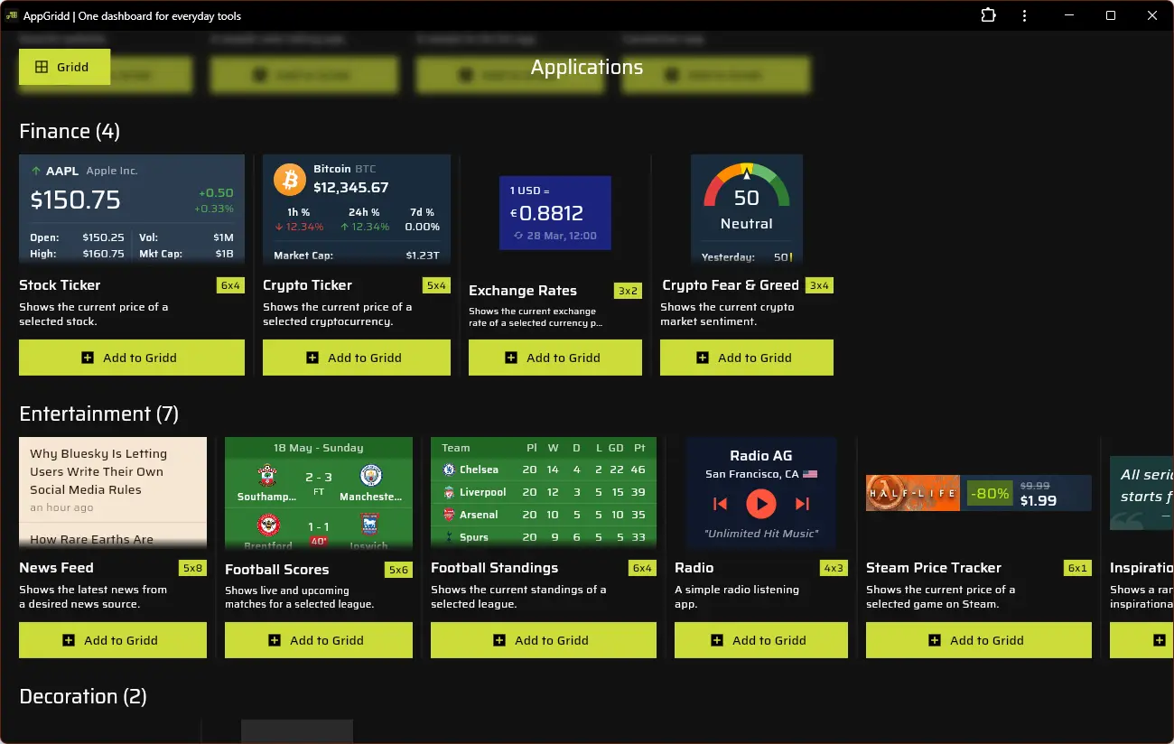 Screenshot 4 of AppGridd